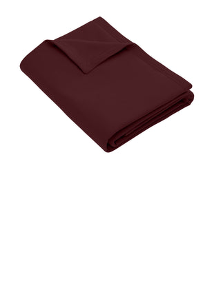 Port & Co™ Core Fleece Sweatshirt Blanket. BP78 - Maroon | Port & Co