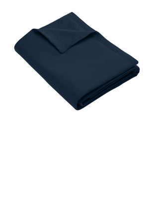 Port & Co™ Core Fleece Sweatshirt Blanket. BP78 - Navy | Port & Co