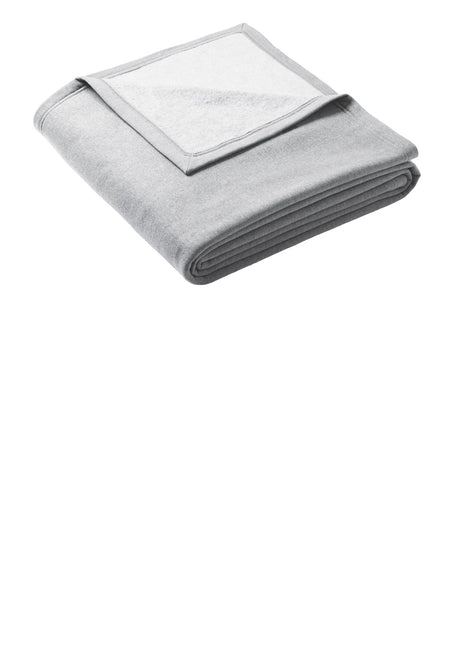 Port & Co™ Oversized Core Fleece Sweatshirt Blanket BP79 - Athletic Heather | Port & Co