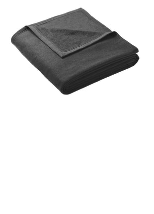 Port & Co™ Oversized Core Fleece Sweatshirt Blanket BP79 - Dark Heather Grey | Port & Co