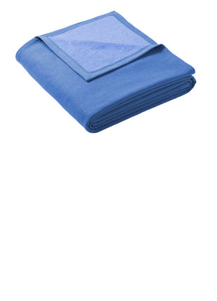 Port & Co™ Oversized Core Fleece Sweatshirt Blanket BP79 - Heather Royal | Port & Co