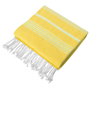 Port Authority® Cali Throw BP90 - Sunflower Yellow/ White | Port Authority
