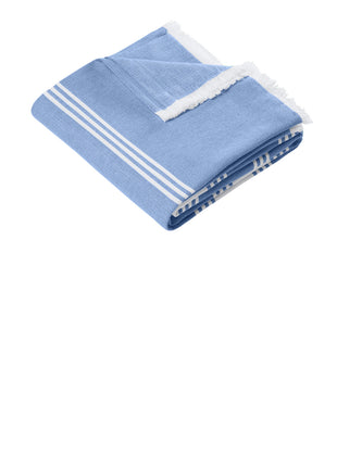 Port Authority® Beach Throw BP91 - Strong Blue/ White | Port Authority