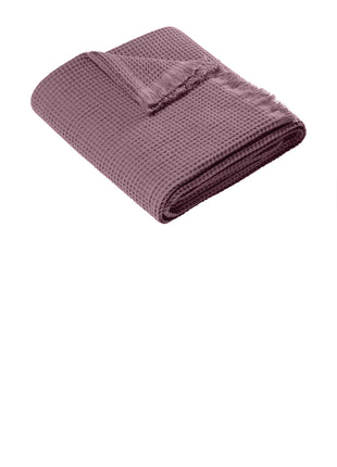 Port Authority® Waffle Throw BP92 - Dusky Orchid | Port Authority