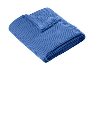 Port Authority® Waffle Throw BP92 - Ultramarine Blue | Port Authority