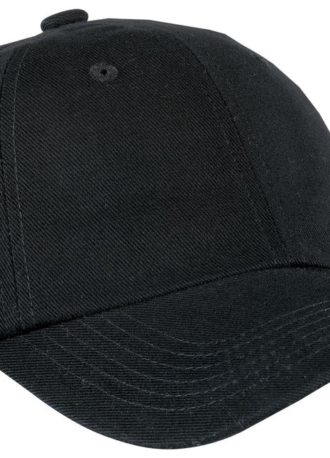 Port Authority® Unstructured Brushed Twill Cap.  BTU - Black | Port Authority