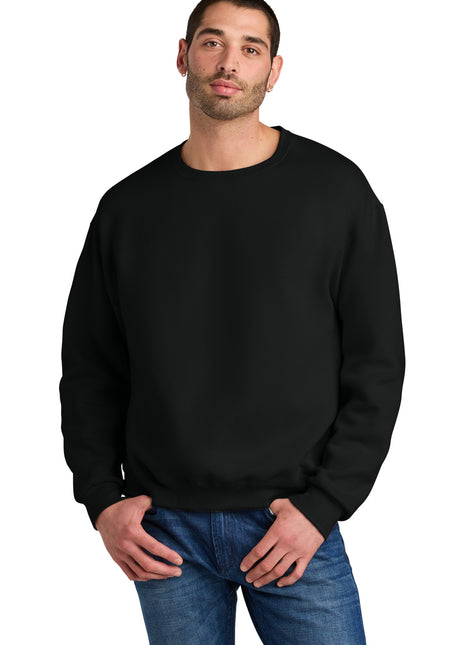 Jerzees Rugged™ Unisex Crewneck Sweatshirt C12M - Black Ink | Jerzees