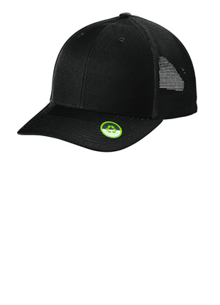 Port Authority® Eco Snapback Trucker Cap C402ECO - Deep Black | Port Authority