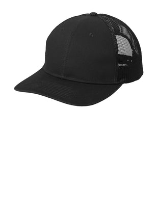 Port Authority® Snapback Trucker Cap. C402 - Black | Port Authority