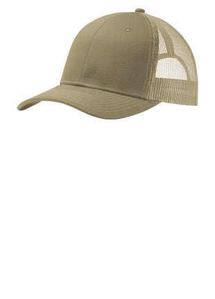 Port Authority® Snapback Trucker Cap. C402 - Coyote Brown | Port Authority