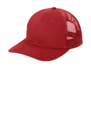 Port Authority® Snapback Trucker Cap. C402 - Flame Red | Port Authority
