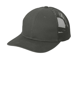 Port Authority® Snapback Trucker Cap. C402 - Grey Steel | Port Authority