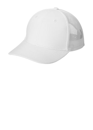 Port Authority® Snapback Trucker Cap. C402 - White | Port Authority