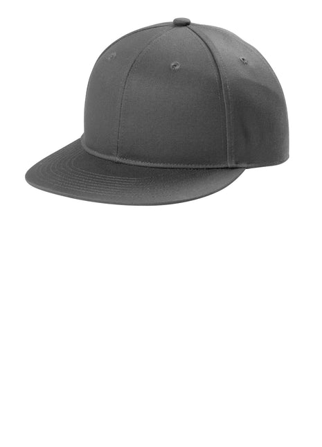 Port Authority® Snapback Flat Bill Cap C406 - Grey Steel | Port Authority