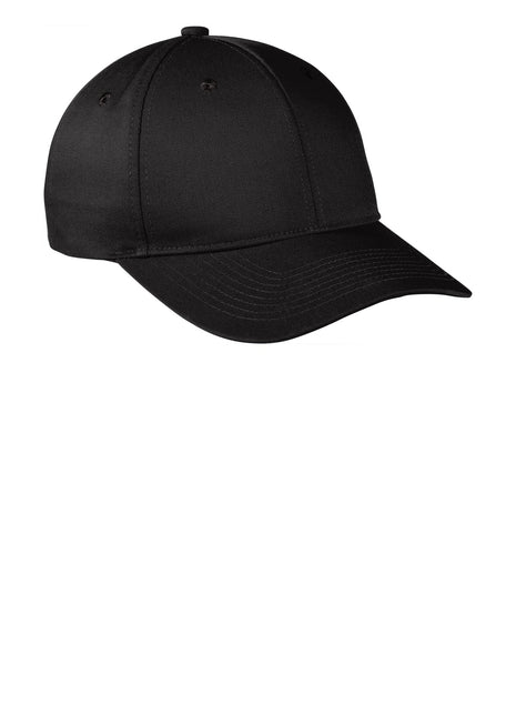 Port Authority ® Snapback Fine Twill Cap  C801 - Black | Port Authority