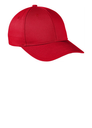 Port Authority ® Snapback Fine Twill Cap  C801 - Red | Port Authority