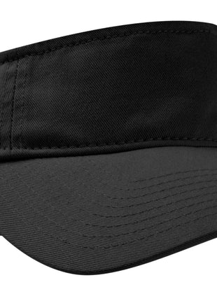 Port Authority® Enzyme Wash Fashion Visor.  C840 - Black | Port Authority