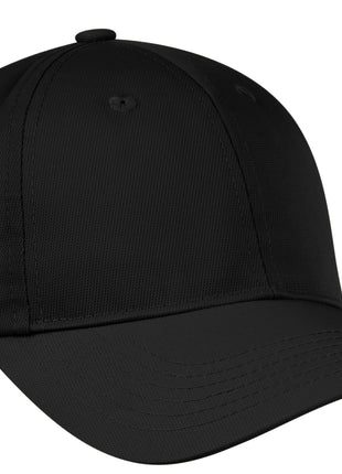Port Authority® Nylon Twill Performance Cap.  C868 - Black | Port Authority