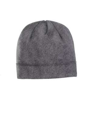 Port Authority® R-Tek® Stretch Fleece Beanie.  C900 - Midnight Heather | Port Authority