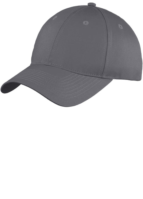 Port Authority® Youth Six-Panel Unstructured Twill Cap. YC914 - Charcoal | Port Authority