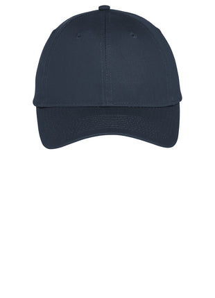 Port Authority® Six-Panel Unstructured Twill Cap. C914 - True Navy | Port Authority