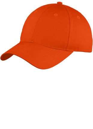 Port Authority® Six-Panel Unstructured Twill Cap. C914 - Orange | Port Authority