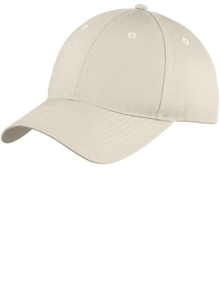 Port Authority® Six-Panel Unstructured Twill Cap. C914 - Oyster | Port Authority