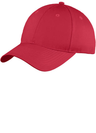 Port Authority® Youth Six-Panel Unstructured Twill Cap. YC914 - Red | Port Authority