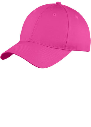 Port Authority® Six-Panel Unstructured Twill Cap. C914 - Sangria | Port Authority
