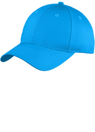 Port Authority® Youth Six-Panel Unstructured Twill Cap. YC914 - Sapphire | Port Authority
