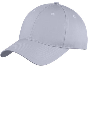 Port Authority® Youth Six-Panel Unstructured Twill Cap. YC914 - Silver | Port Authority