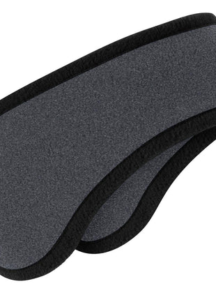 Port Authority® Two-Color Fleece Headband. C916 - Midnight Heather | Port Authority
