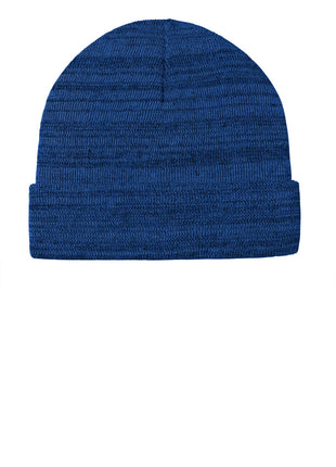 Port Authority ® Knit Cuff Beanie C939 - True Royal Heather | Port Authority
