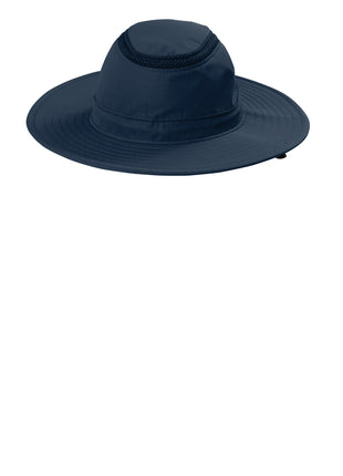Port Authority® Outdoor Ventilated Wide Brim Hat C947 - Dress Blue Navy | Port Authority