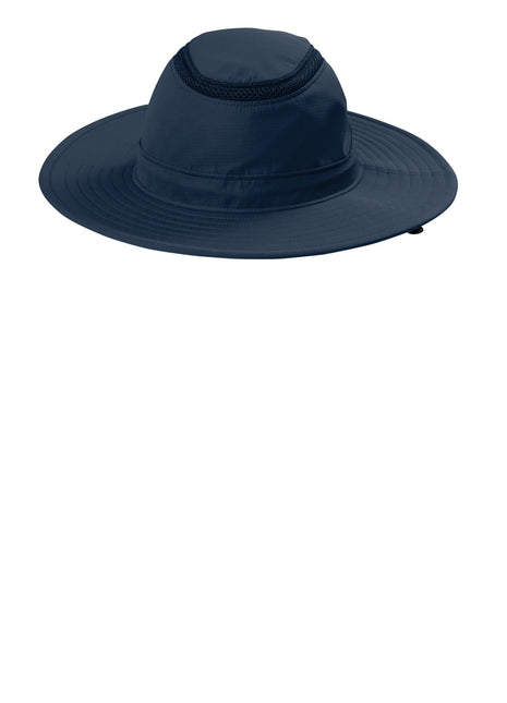 Port Authority® Outdoor Ventilated Wide Brim Hat C947 - Dress Blue Navy | Port Authority