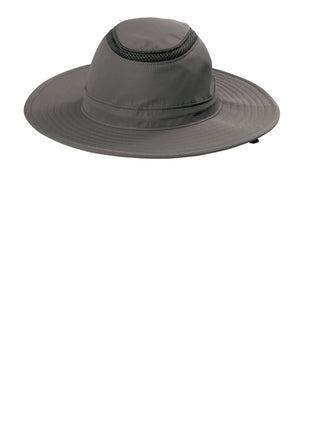 Port Authority® Outdoor Ventilated Wide Brim Hat C947 - Sterling Grey | Port Authority