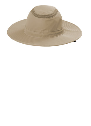 Port Authority® Outdoor Ventilated Wide Brim Hat C947 - Stone | Port Authority