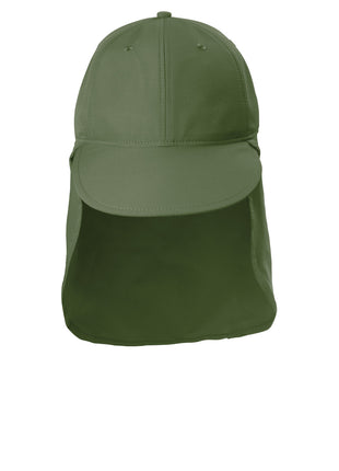 Port Authority® Outdoor UV Sun Shade Cap C949 - Olive Leaf | Port Authority