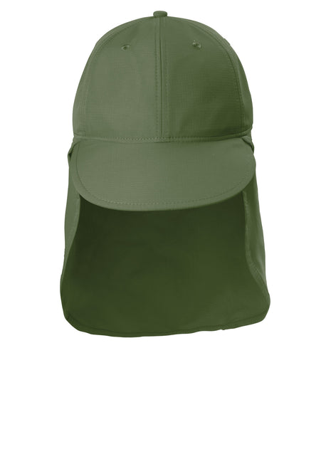 Port Authority® Outdoor UV Sun Shade Cap C949 - Olive Leaf | Port Authority