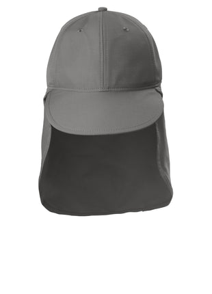 Port Authority® Outdoor UV Sun Shade Cap C949 - Sterling Grey | Port Authority