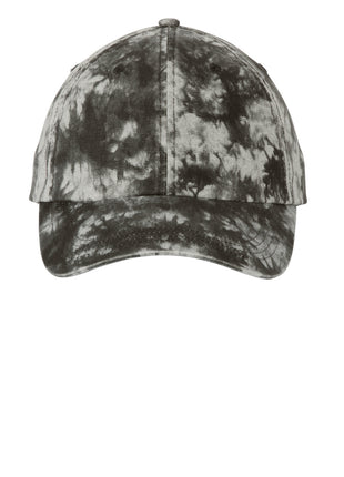 Port Authority® Tie-Dye Cap C961 - Black | Port Authority