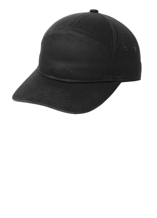 Port Authority® 7-Panel Cap C964 - Black | Port Authority