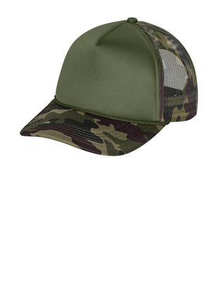 Port Authority® Foam Truck'N Cap C993 - Olive Drab Green/ Camo/ Camo | Port Authority