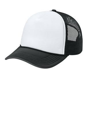 Port Authority® Foam Truck'N Cap C993 - White/ Deep Black/ Deep Black | Port Authority