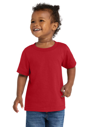 Port & Co™ Infant Core Cotton Tee. CAR54I - Red | Port & Co