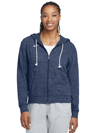 Nike Women's Gym Vintage Full-Zip Hoodie CN9402 - Team Navy | Nike
