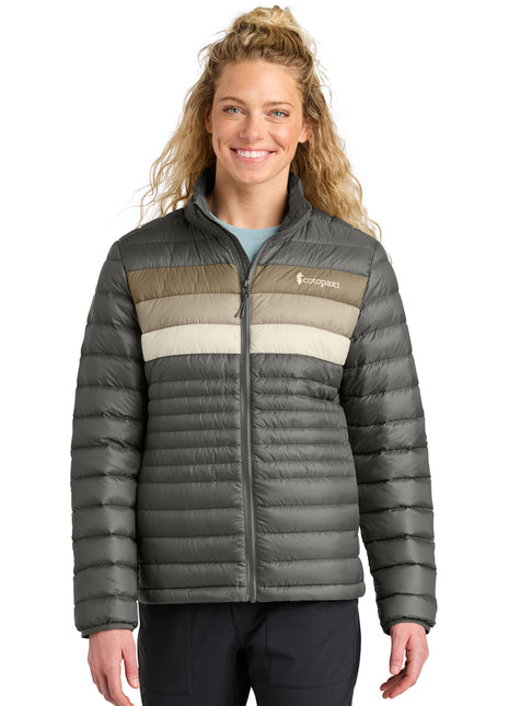 Cotopaxi® Women's Fuego Down Jacket COTOW1688 - Cinder/ Desert | Cotopaxi