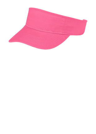 Port Authority® Fashion Visor.  CP45 - Neon Pink | Port Authority