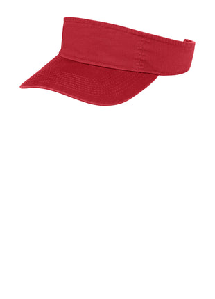 Port Authority® Fashion Visor.  CP45 - Red | Port Authority