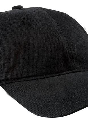Port Authority® Brushed Twill Low Profile Cap.  CP77 - Black | Port Authority